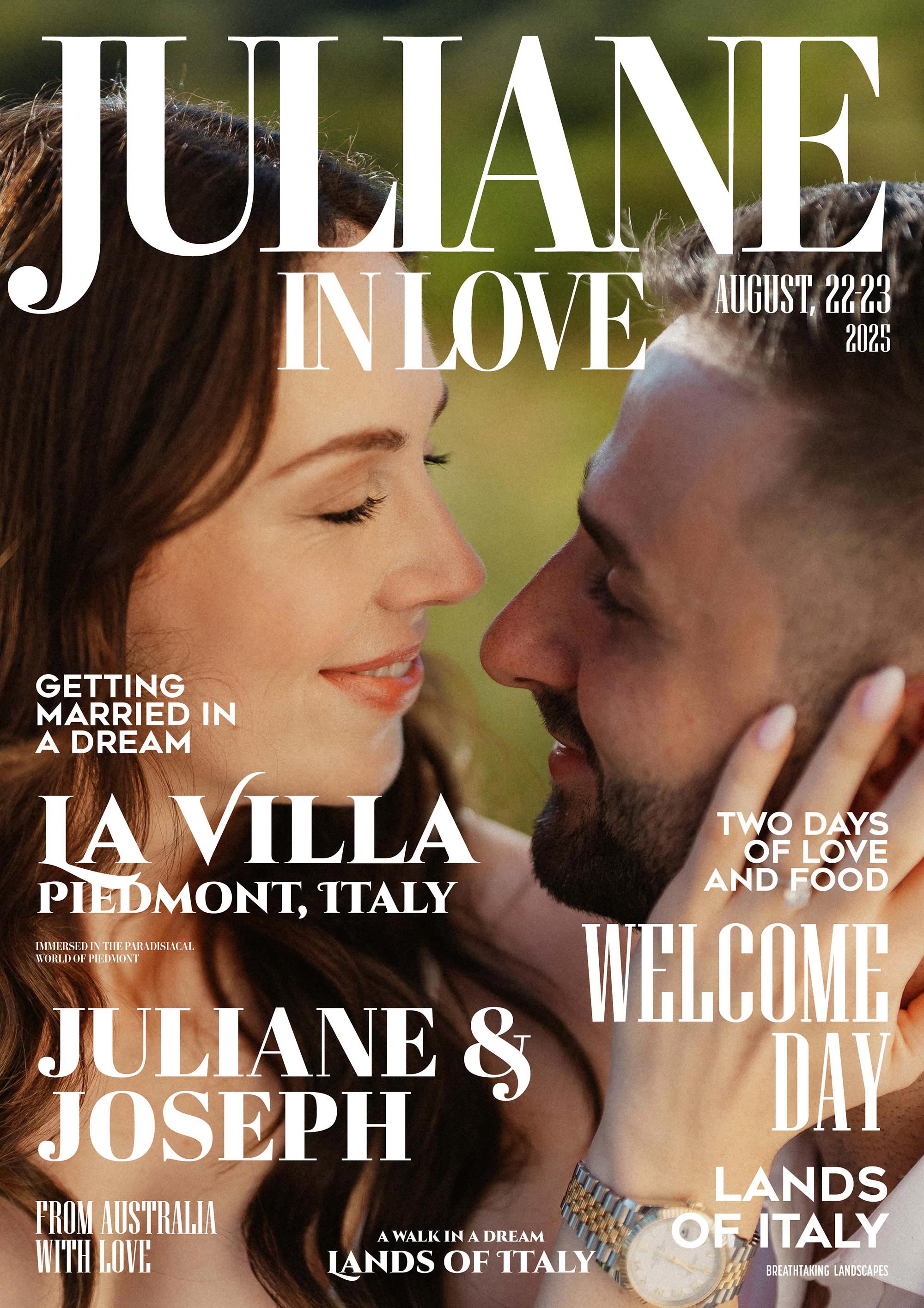 cover wedding at la villa hotel piedmont juliane joseph new