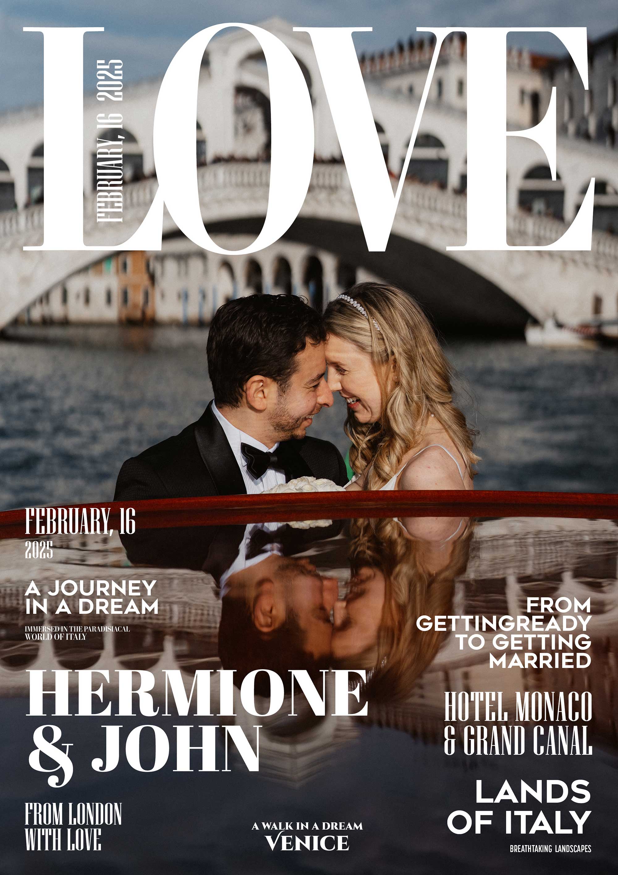 wedding photographer venice hotel monaco & grand canal hermione john cover